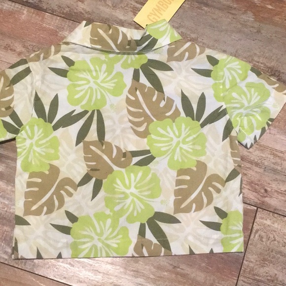 Gymboree Tropical Trek baby boy tropical top shirt 3-6 NWT - Picture 3 of 3